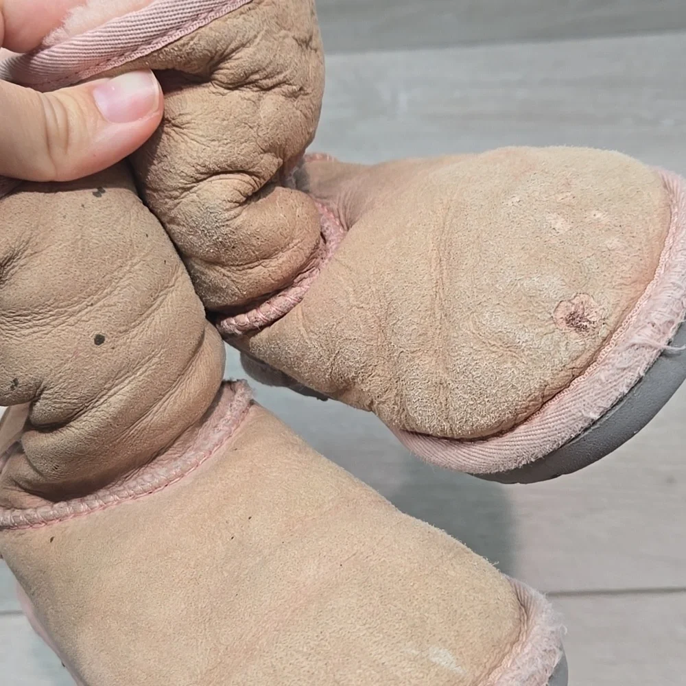 Ugg Australia 5251T Girl Kids Girl Pink Suede Boots Shoes Boots Sz 11